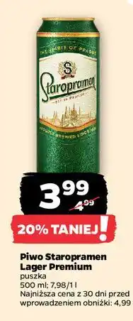 Netto Piwo Staropramen oferta
