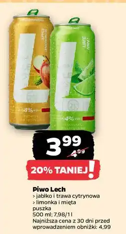 Netto Piwo Lech Free Limonka Z Miętą oferta