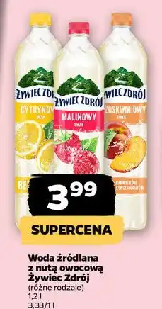 Netto Woda brzoskwiniowa Żywiec Zdrój Z Nutą oferta