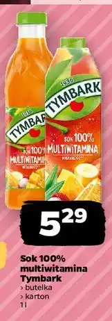 Netto Sok multiwitamina Tymbark oferta