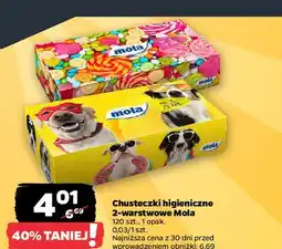 Netto Chusteczki higieniczne Mola oferta
