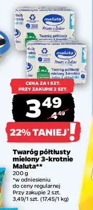 Netto Twaróg półtłusty mielony Maluta oferta