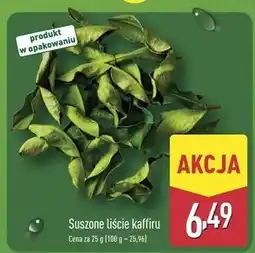 ALDI Suszone liście kaffiru oferta