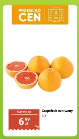 Biedronka Grapefruit czerwony luz oferta