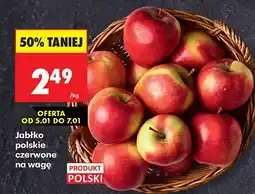 Biedronka Jabłka polskie czerwone na wagę oferta