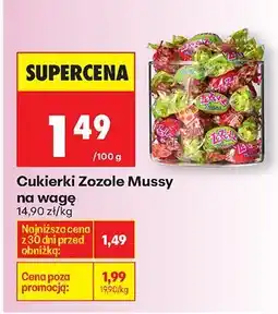 Biedronka Cukierki Zozole Mussy oferta