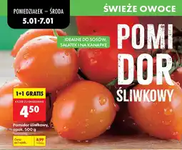 Biedronka Pomidor śliwkowy na wagę oferta