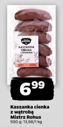 Netto Kaszanka cienka z wątrobą Mistrz Rohus oferta