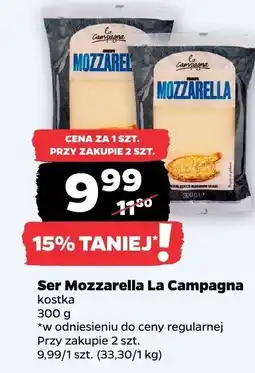 Netto Ser Mozzarella La Campagna kostka oferta