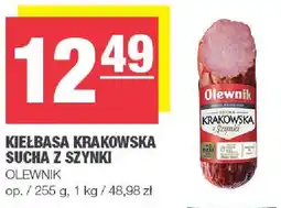 Spar Kiełbasa krakowska sucha z szynki OLEWNIK oferta
