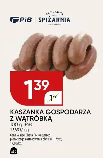 Kaszanka gospodarcza z majerankiem