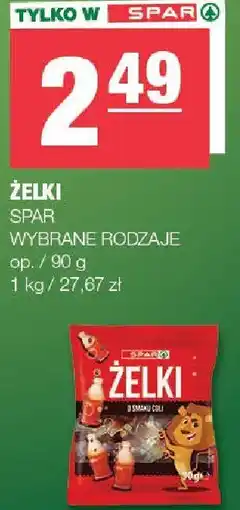 Spar Żelki SPAR oferta
