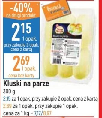 E.Leclerc Kluski na parze 300g oferta