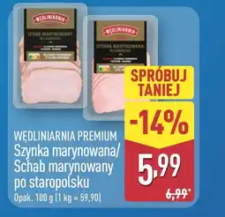 ALDI Szynka Wędliniarnia oferta