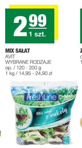 Spar Mix sałat Avit 120-200g oferta