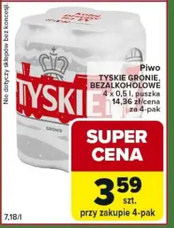 Carrefour Express Tyskie Gronie bezalkoholowe oferta