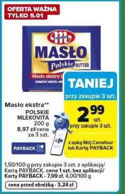 Carrefour Express Mlekovita Masło ekstra oferta
