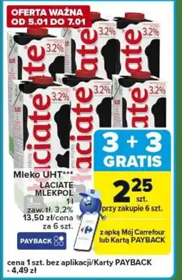 Carrefour Express Laciate Mleko UHT oferta