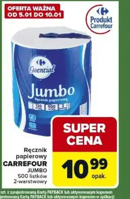 Carrefour Express Carrefour Ręcznik Jumbo oferta