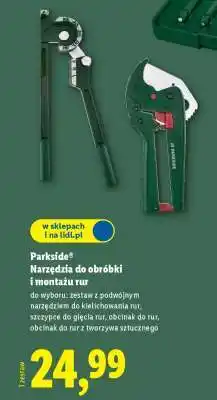 Lidl Parkside Narzędzia do obróbki i montażu rur oferta