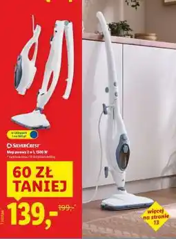 Lidl Mop parowy 2 w 1, 1500 W oferta