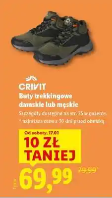 Lidl CRIVIT Buty trekkingowe damskie lub męskie oferta