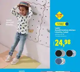 Lidl Lupilu Koszulki termiczne dziecięce z bawełną, 2 sztuki oferta