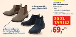 Lidl Esmara Men Botki skórzane męskie oferta