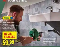 Lidl Parkside Spirala do czyszczenia odpływów oferta