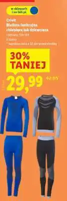 Lidl Crivit Bielizna funkcyjna chłopięca lub dziewczęca oferta