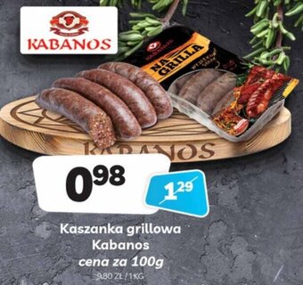 Delfin Kaszanka grillowa Kabanos 100g oferta
