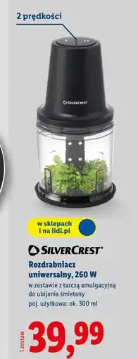 Lidl Rozdrabniacz uniwersalny SilverCrest , 260 W oferta
