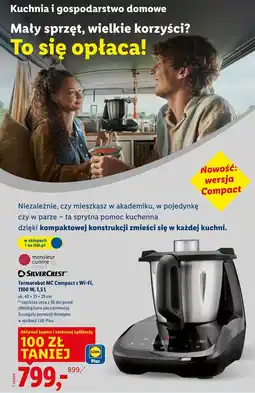 Lidl Termorobot MC Compact z Wi-Fi, 1100 W, 1,5 L (SilverCrest Monsieur Cuisine Smart) oferta