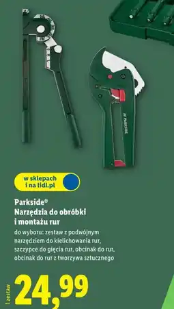 Lidl Narzędzia do obróbki i montażu rur Parkside oferta