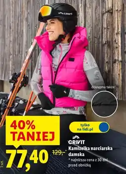 Lidl Kamizelka narciarska damska CRIVIT oferta