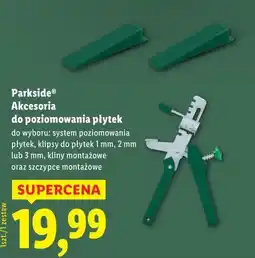 Lidl Akcesoria do poziomowania płytek Parkside oferta