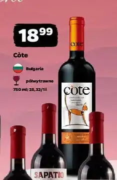 Netto Wino Cote Red Semi-Dry oferta