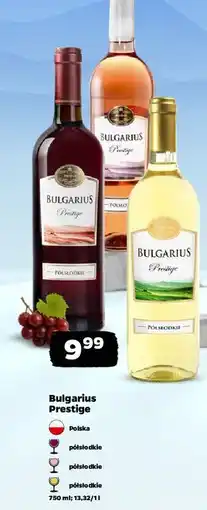 Netto Wino Bulgarius Prestige Semi Sweet oferta