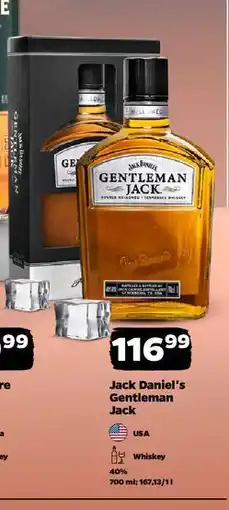 Netto Whiskey kartonik Jack Daniel's Gentleman oferta