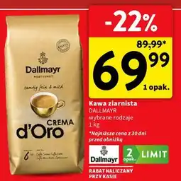 Intermarche Kawa Dallmayr Crema D'oro oferta