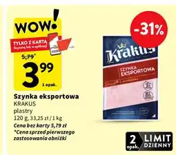 Intermarche Szynka eksportowa Krakus Animex oferta
