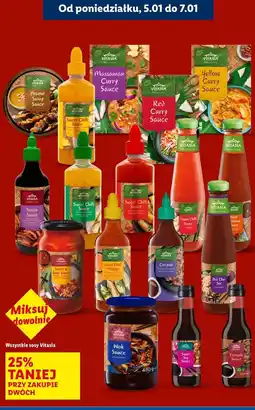 Lidl Sos sojowy słodki Vitasia Japan oferta