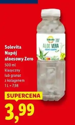 Lidl Napój aloesowy granat Solevita oferta