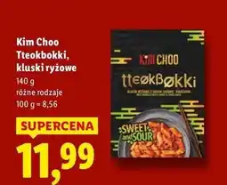 Lidl Danie tteokbokki z sosem chili Kim Chook oferta