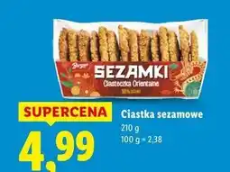 Lidl Ciasteczka sezamki orientalne Berger oferta