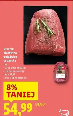 Lidl Polędwica cygańska Rzeźnik Codzienna Dostawa oferta