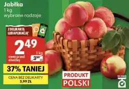 Delikatesy Centrum Jabłka wybrane rodzaje oferta