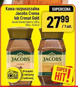 Polomarket Kawa rozpuszczalna Jacobs Crema lub Cronat Gold oferta