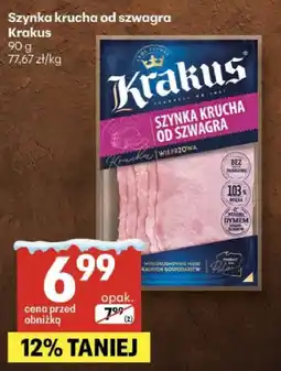 Delikatesy Centrum Szynka krucha od szwagra Krakus oferta