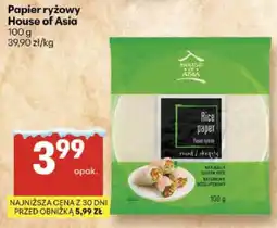Delikatesy Centrum Papier ryżowy House of Asia oferta